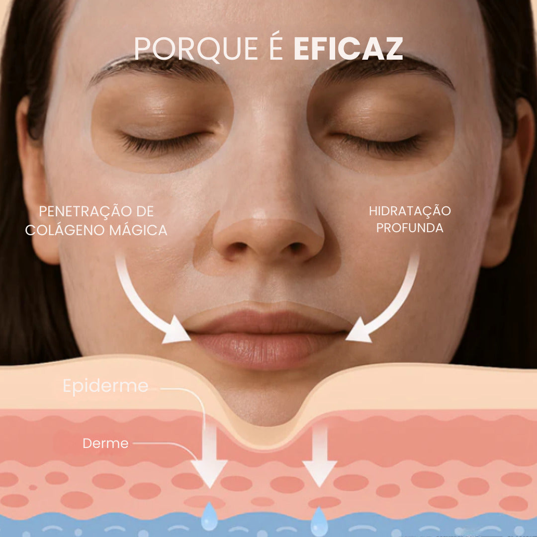 Máscara Facial de Bio-Colágeno