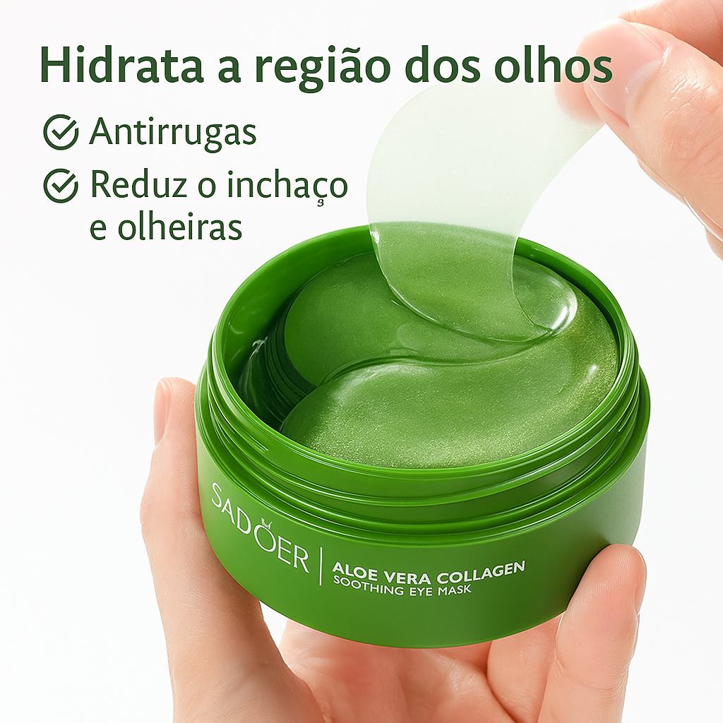 Máscara de Colágeno & Aloe Vera para Olhos