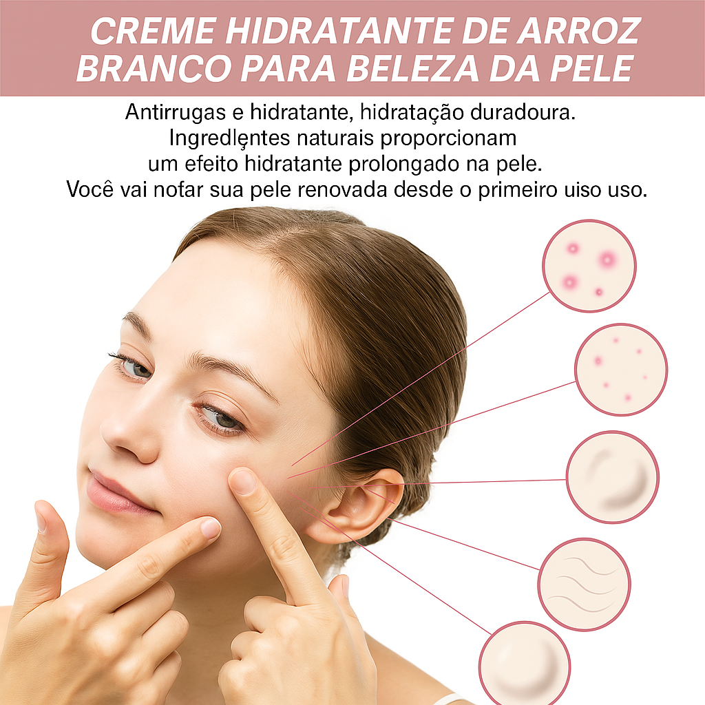 Creme Facial Antirrugas & Nutrição