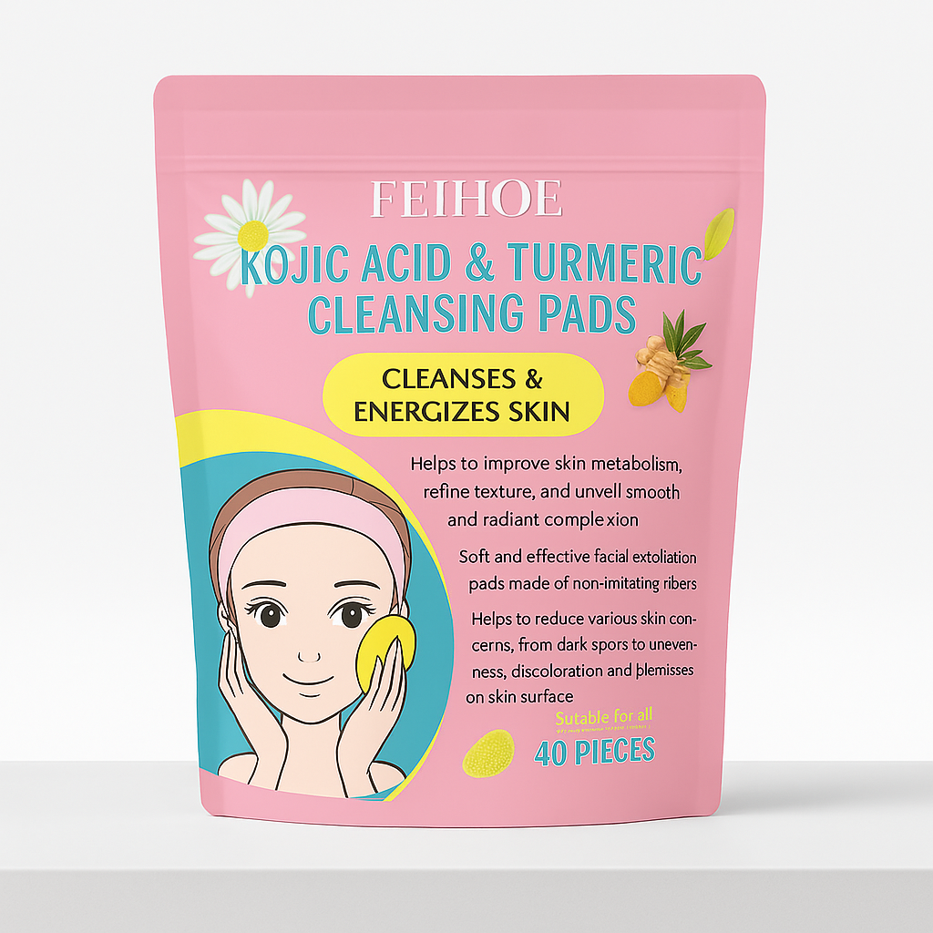 Pads de Limpeza e Esfoliação Facial