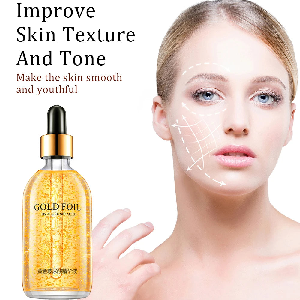 Sérum Facial 24K Gold & Ácido Hialurônico