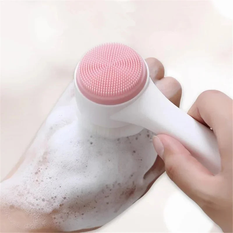 Escova Facial 2 em 1 – Massagem & Esfoliação