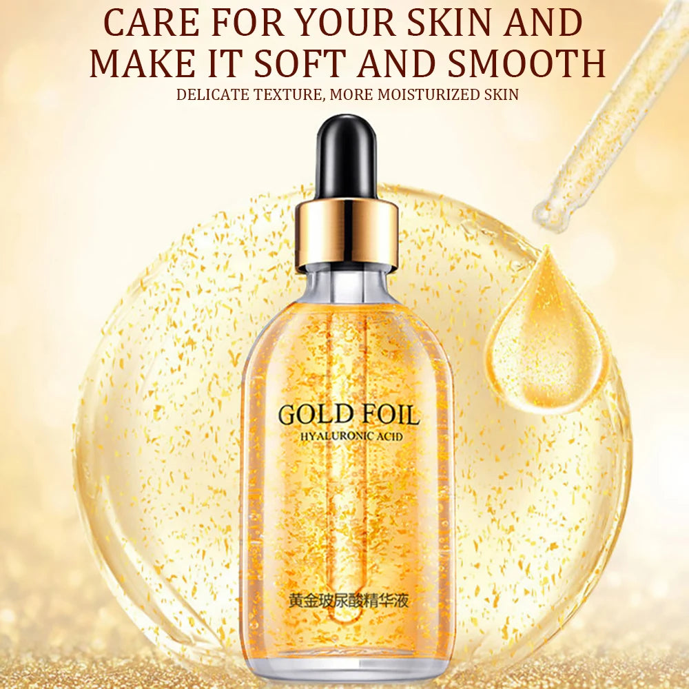 Sérum Facial 24K Gold & Ácido Hialurônico