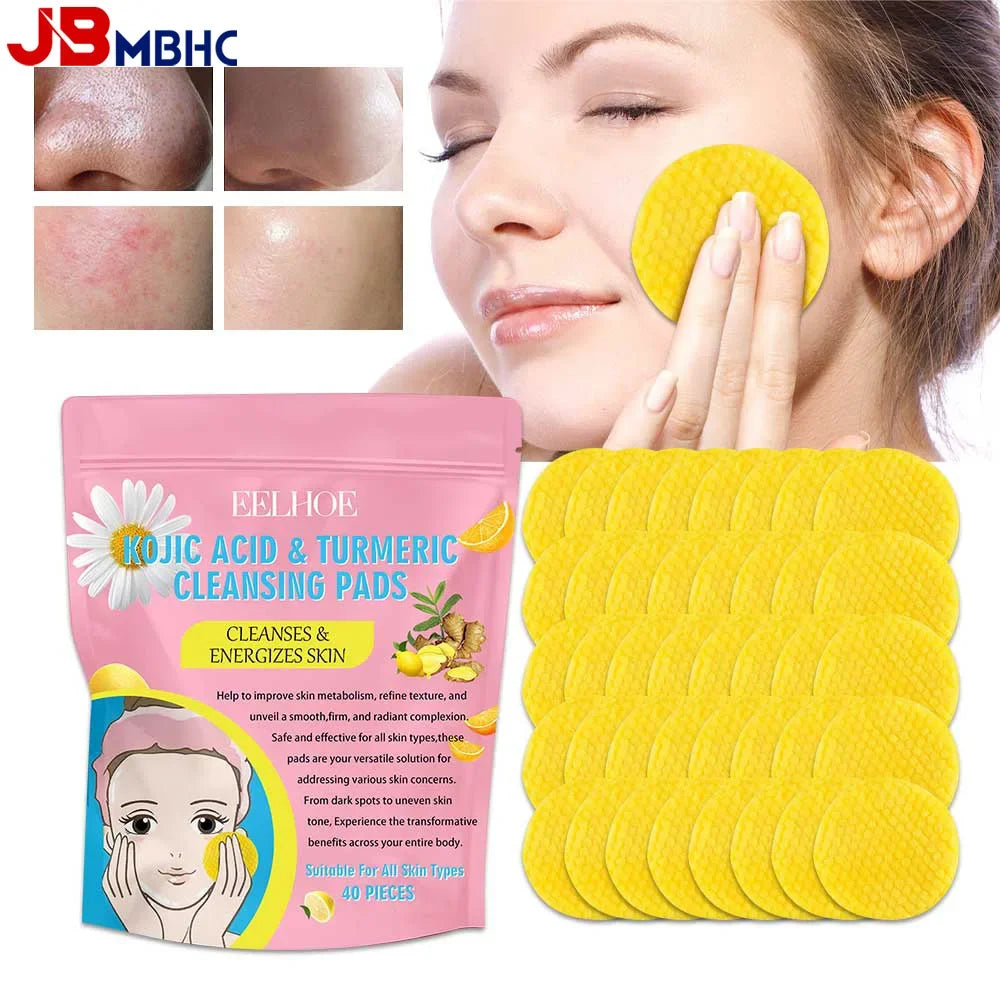 Pads de Limpeza e Esfoliação Facial