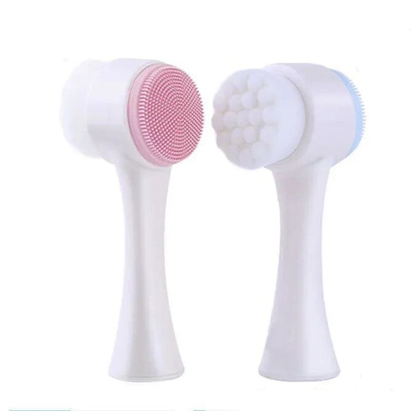 Escova Facial 2 em 1 – Massagem & Esfoliação
